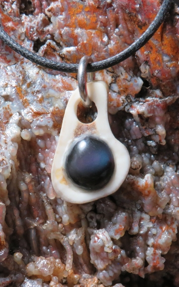 Rainbow Obsidian Amulet